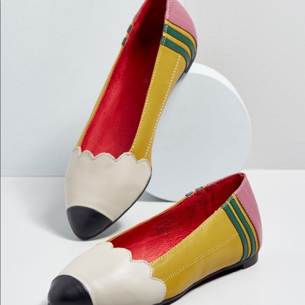 jeffrey campbell pencil flats sz. 7